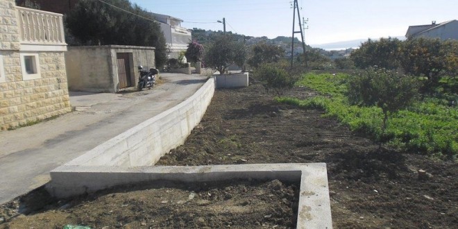 Potporni zid u Ulici kneza Mislava